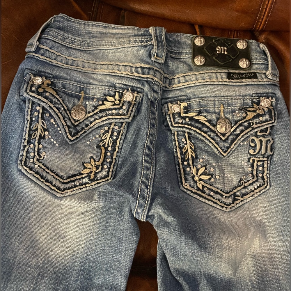 Girls Miss Me Capri Jeans Size 10